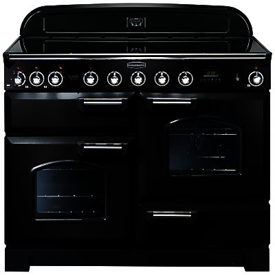 Rangemaster Classic Deluxe 110 Induction Hob Range Cooker Gloss Black